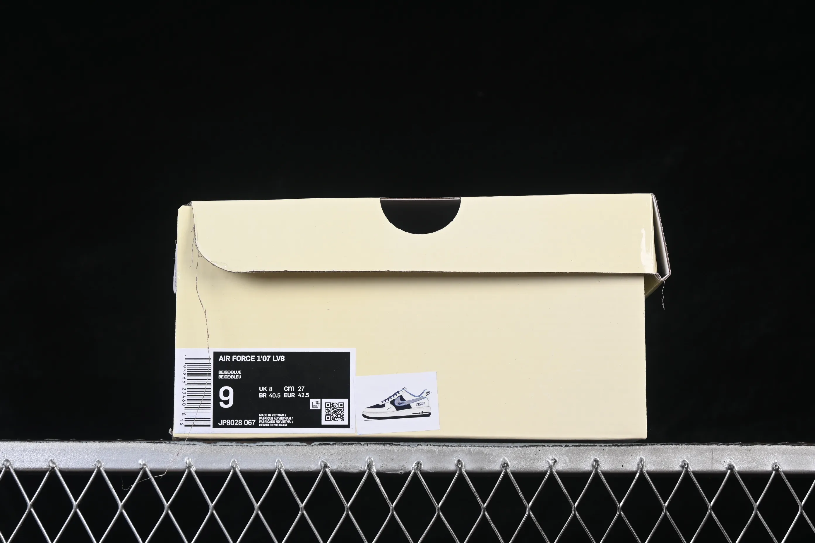 All Categories Nk Air Force 1 Air Force Series Nk Air Force 1 Low Air Force Low Nike Air Force 1'07 Low Beige and Blue Splicing Air Force One Low Casual Sneakers JP8028-067